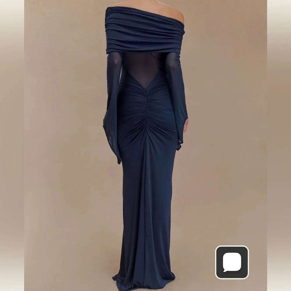 Meshki Navy Dress, medium - Picture 3 of 8